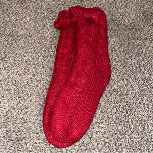 Soma Intimates Cable Knit Stocking Slippers Size L/XL